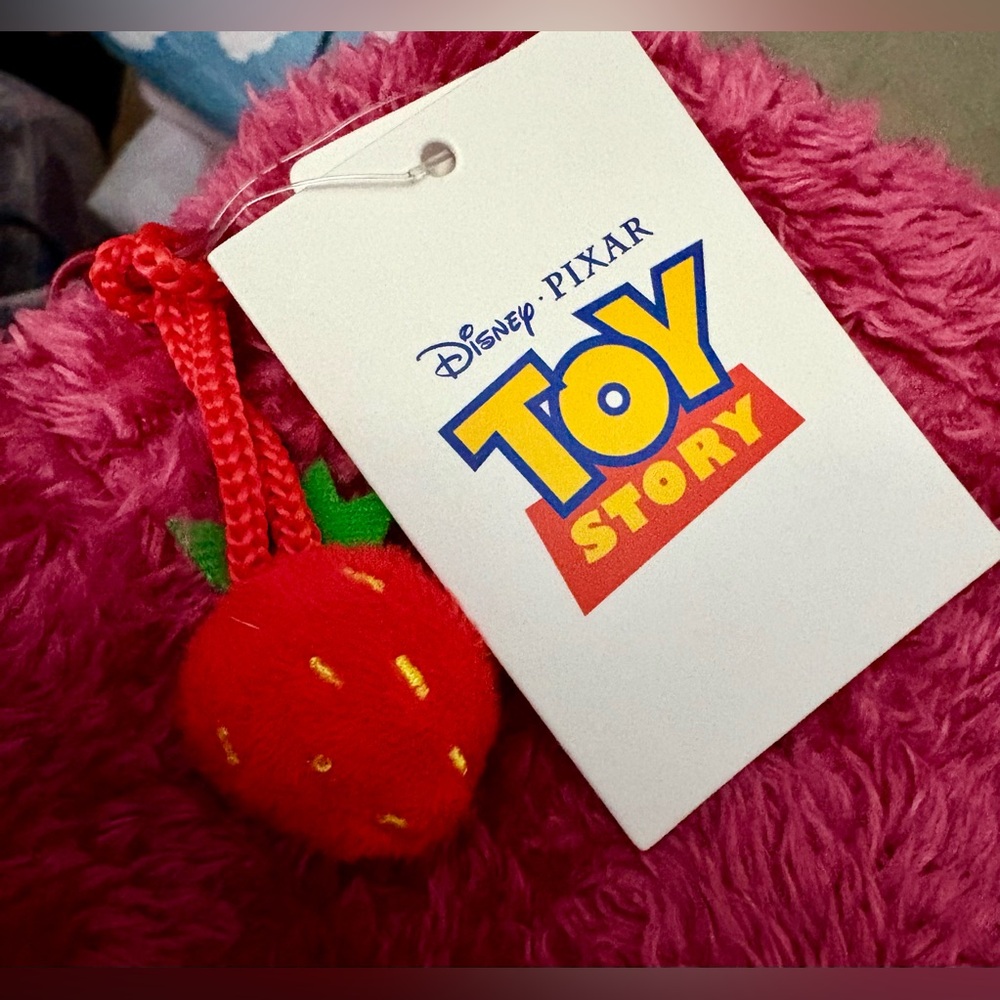 NEW Disney Toy Story LOTSO Bear Pink Plush Zip Cosmetic Case Bag Toys Pencil Pen - Picture 4 of 6